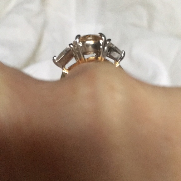 ❤️CZ GEMSTONE GOLD GORGEOUS RING ENGAGEMENT BIRTHSTONE SIZE 4 - Picture 14 of 16